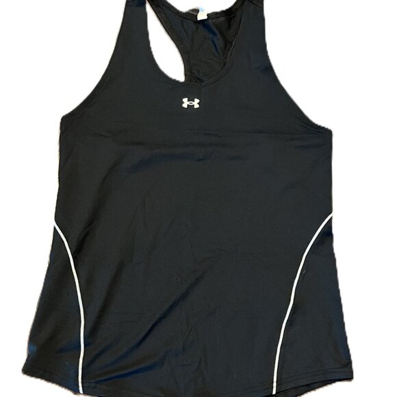 Womens Under Armour Black Heat Gear Tank Top Small EUC!! - Picture 1 of 4